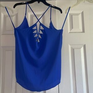 Naked Zebra Royal Blue Camisole Top